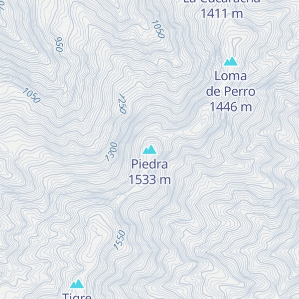 Map of Piedra