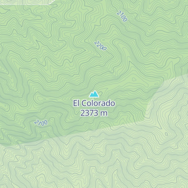 Map of El Colorado