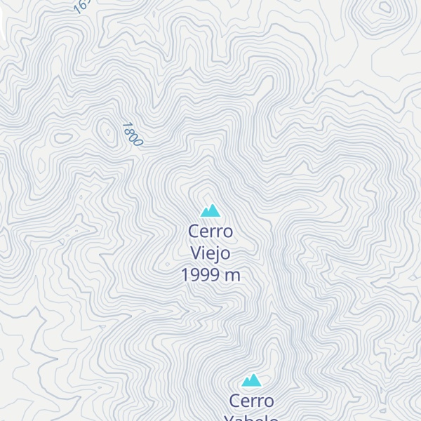 Map of Cerro Viejo