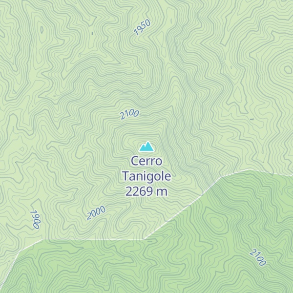 Map of Cerro Tanigole