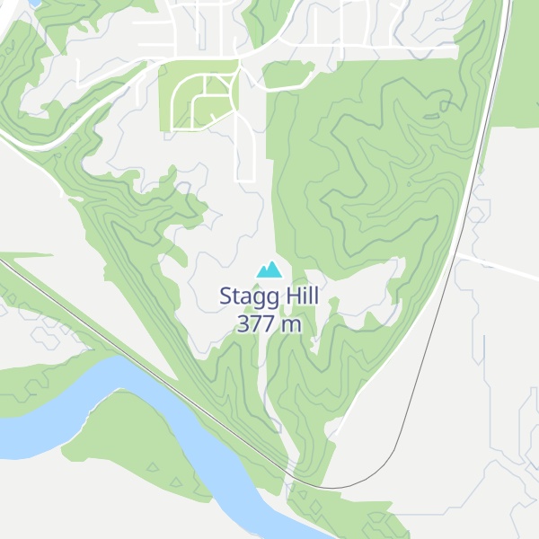 Map of Stagg Hill