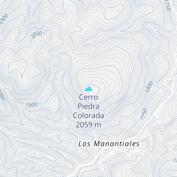 Map of Cerro Piedra Colorada