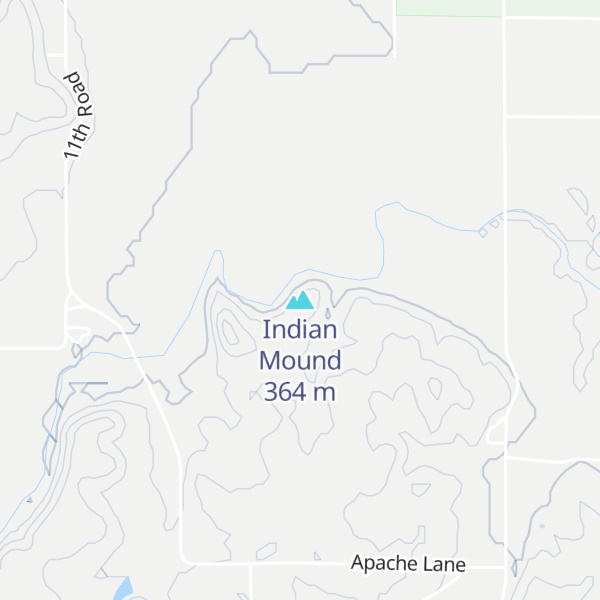 Map of Indian Mound