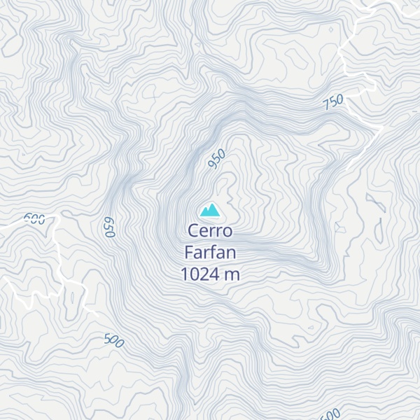 Map of Cerro Farfan