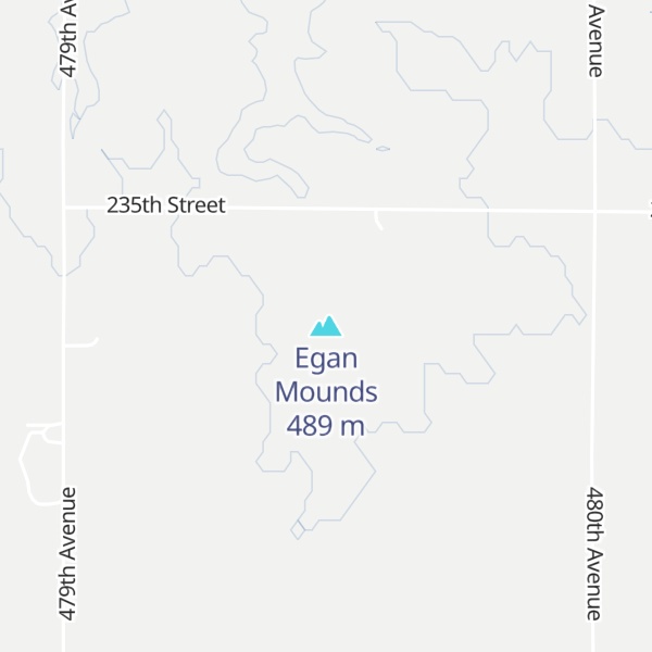 Map of Egan Mounds