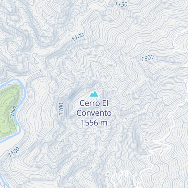 Map of Cerro El Convento