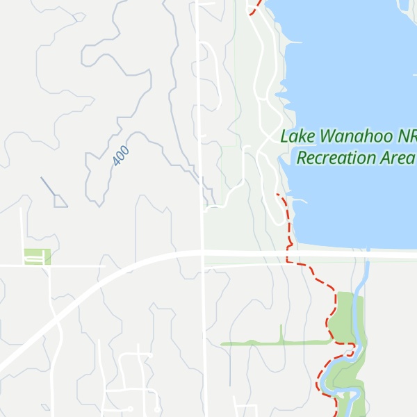 Map of Bodleys Hill