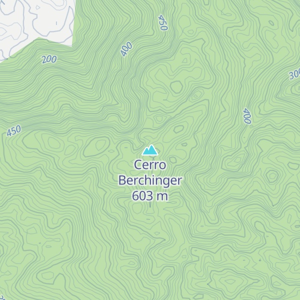 Map of Cerro Berchinger