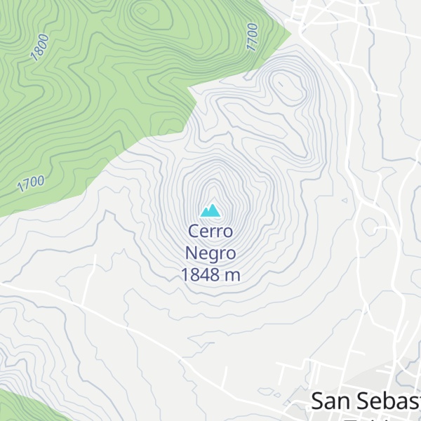 Map of Cerro Negro