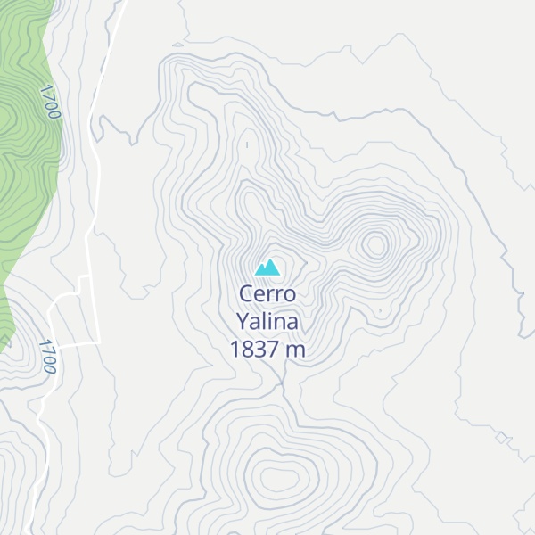 Map of Cerro Yalina
