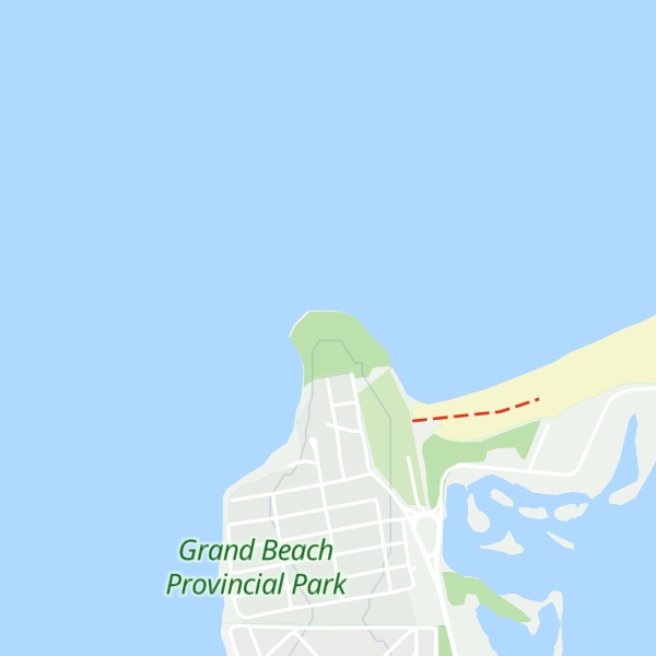 Map of Grand Marais Point