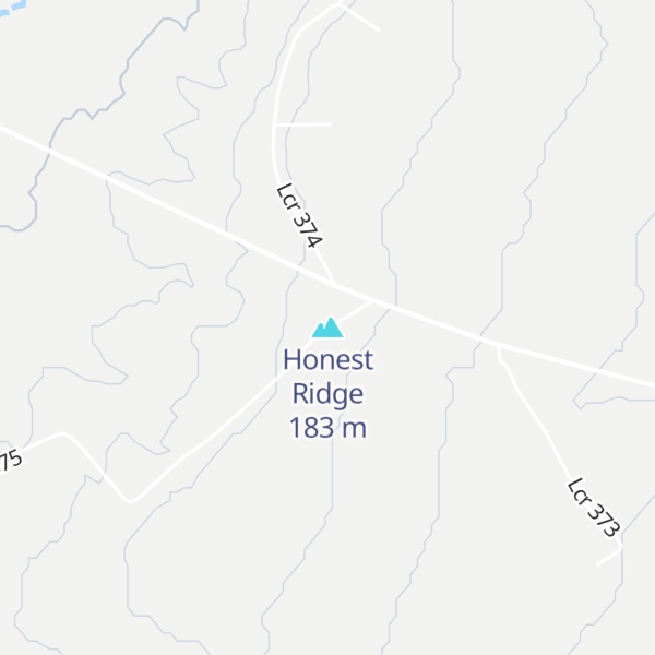 Map of Honest Ridge