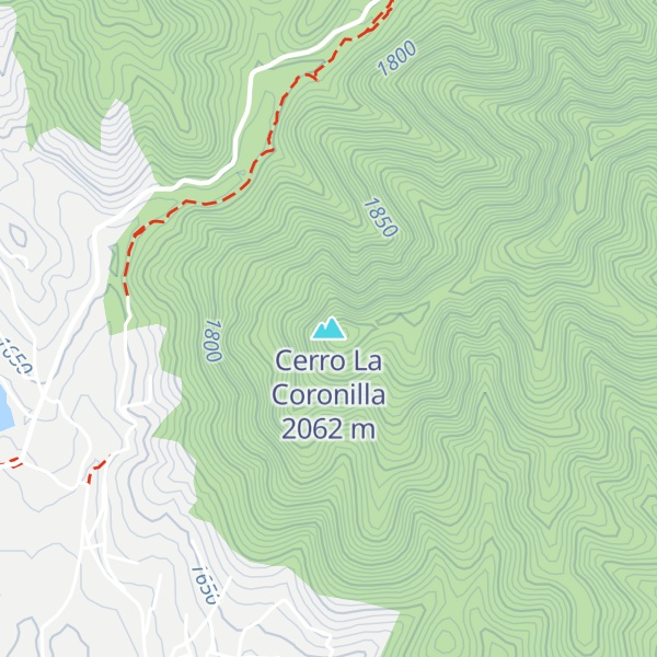 Map of Cerro La Coronilla