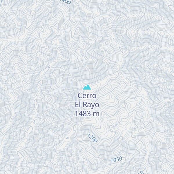 Map of Cerro El Rayo