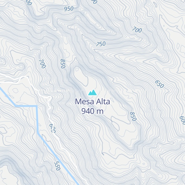Map of Mesa Alta
