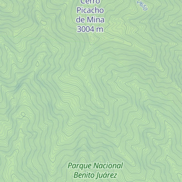 Map of Cerro Piedra de Hueso