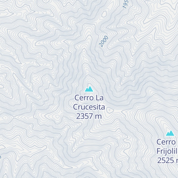 Map of Cerro La Crucesita