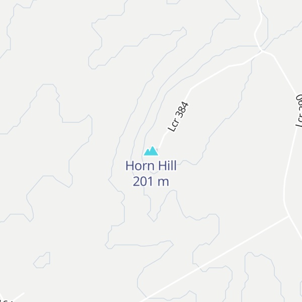 Map of Horn Hill