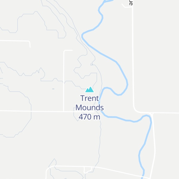 Map of Trent Mounds