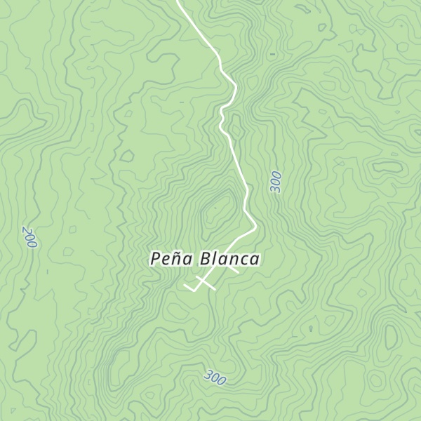 Map of Cerro Mojarra