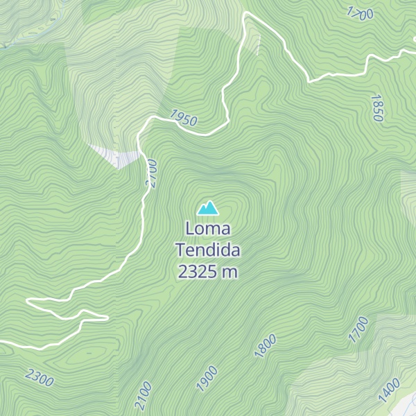 Map of Loma Tendida