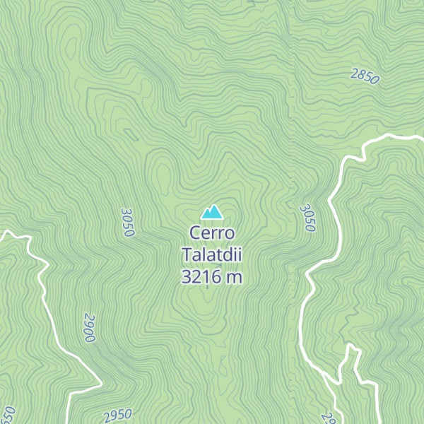 Map of Cerro Talatdii
