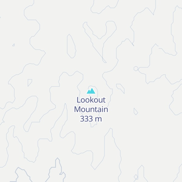 Map of Lookout Mountain