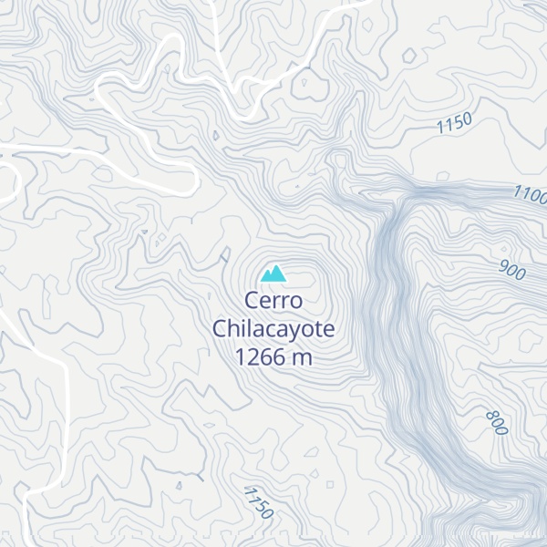 Map of Cerro Chilacayote