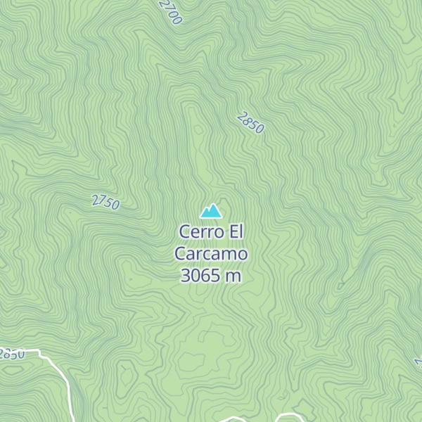 Map of Cerro El Carcamo