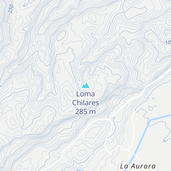 Map of Loma Chilares