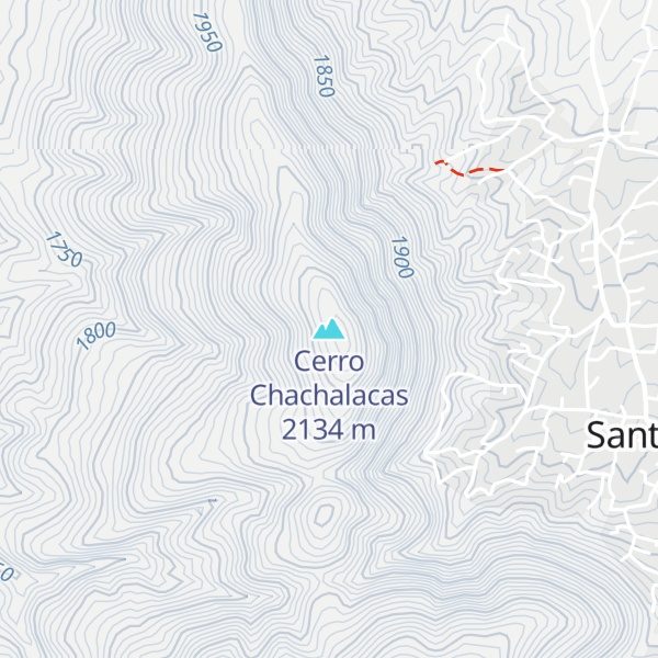 Map of Cerro Chachalacas