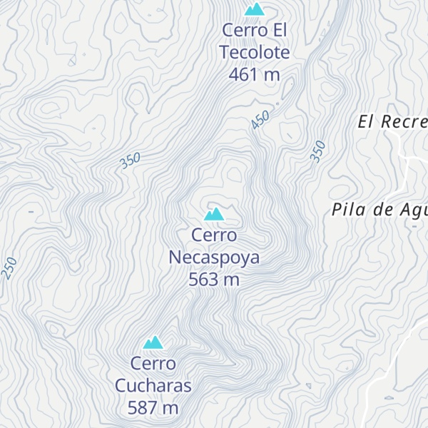 Map of Cerro Necaspoya