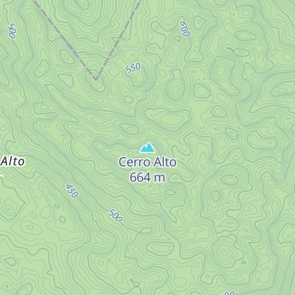 Map of Cerro Alto