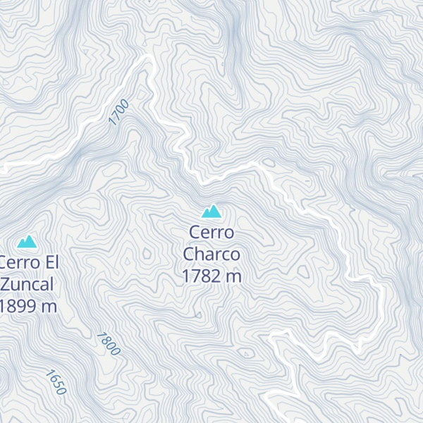 Map of Cerro Charco
