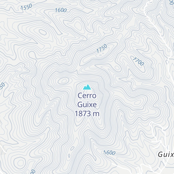 Map of Cerro Guixe
