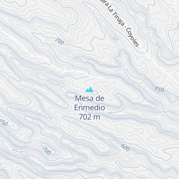 Map of Mesa de Enmedio
