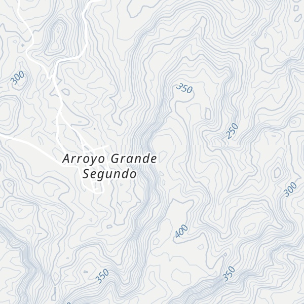 Map of Cerro Estrella