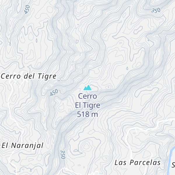 Map of Cerro El Tigre
