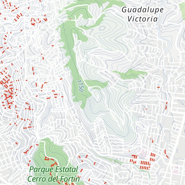 Map of Cerro del Crestón