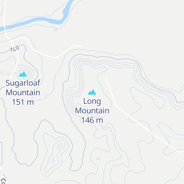 Map of Long Mountain