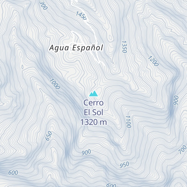 Map of Cerro El Sol