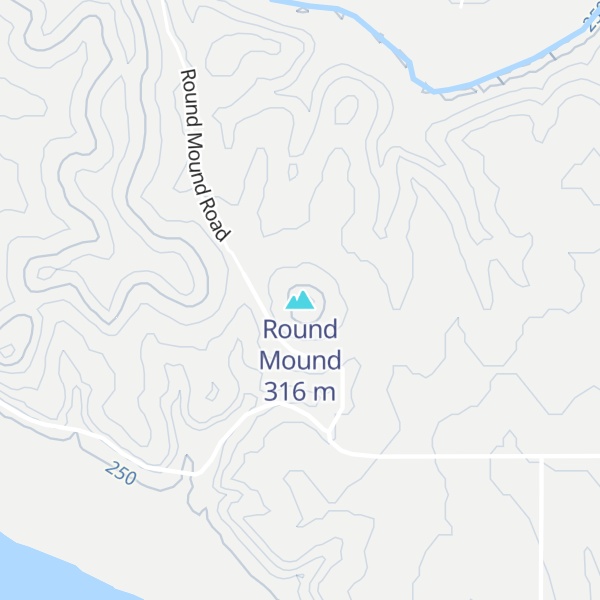 Map of Round Mound