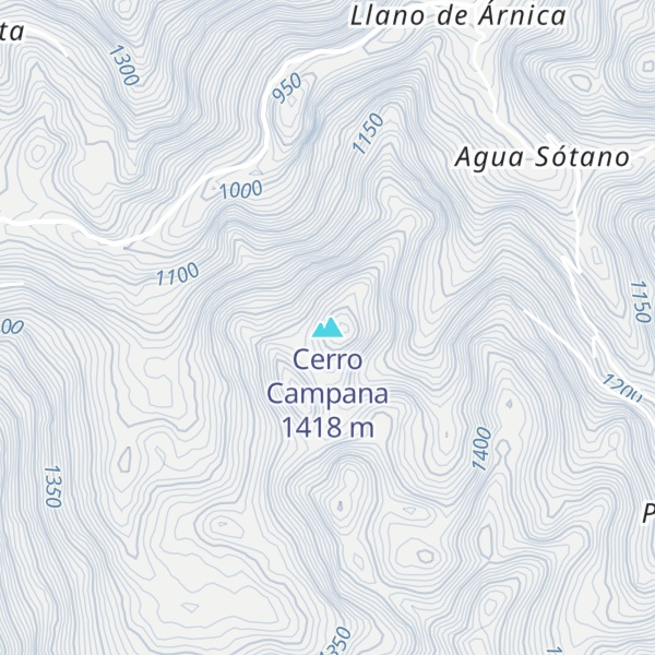 Map of Cerro Campana