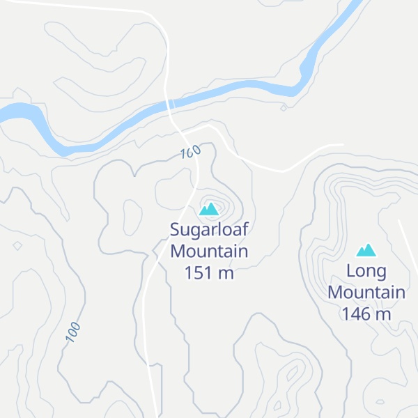 Map of Sugarloaf Mountain