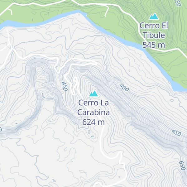 Map of Cerro La Carabina