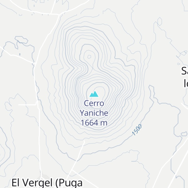 Map of Cerro Yaniche