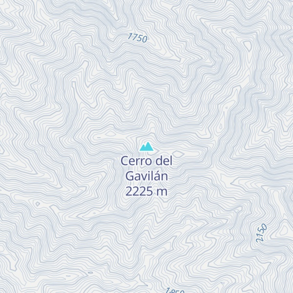 Map of Cerro del Gavilán