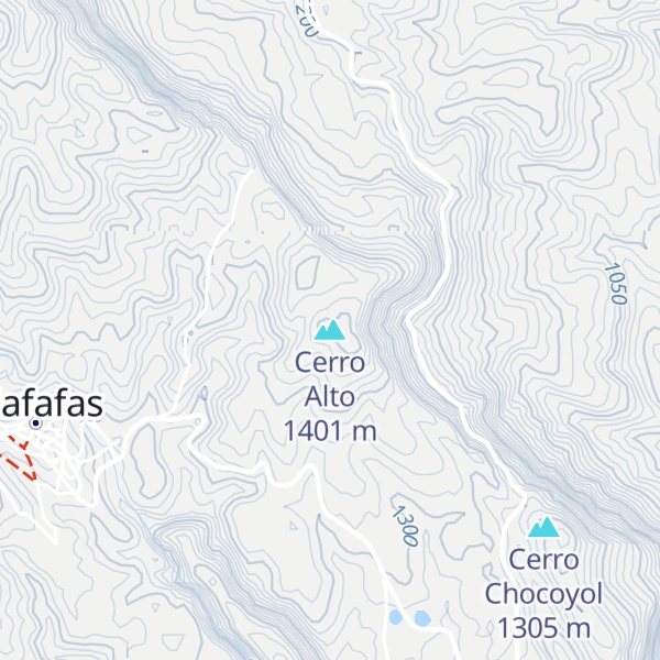 Map of Cerro Alto