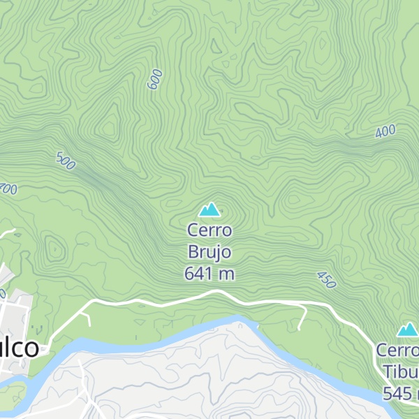 Map of Cerro Brujo