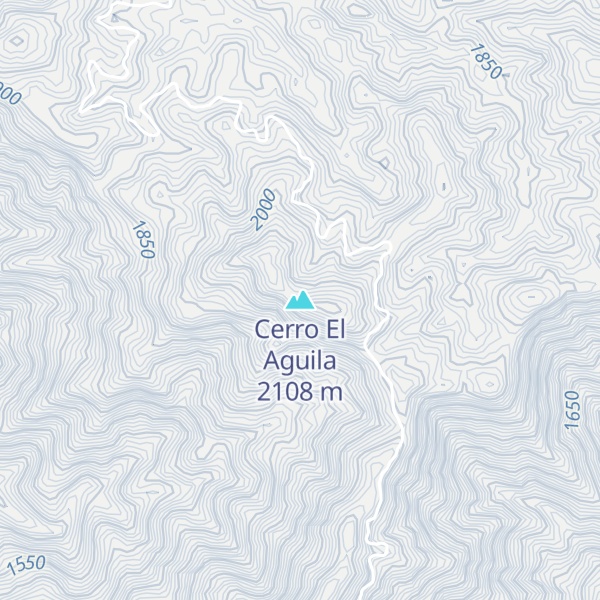 Map of Cerro El Aguila